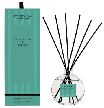 Modern Classics - Fresh Linen & Citrus - Scented Reed Diffuser 120ml - RUTHERFORD & Co