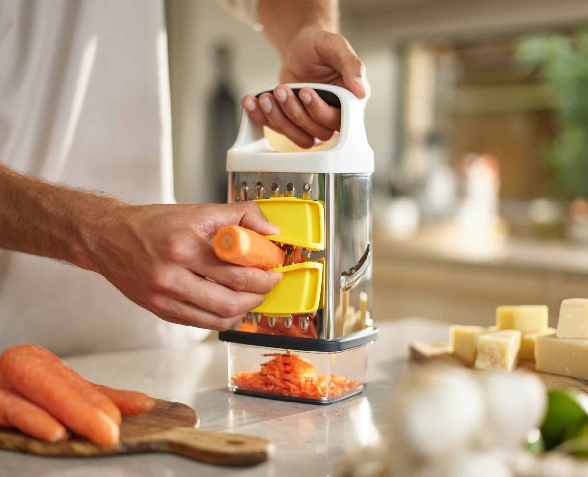 Multi - Grip™ Box Grater with Precision Food - Grip - RUTHERFORD & Co