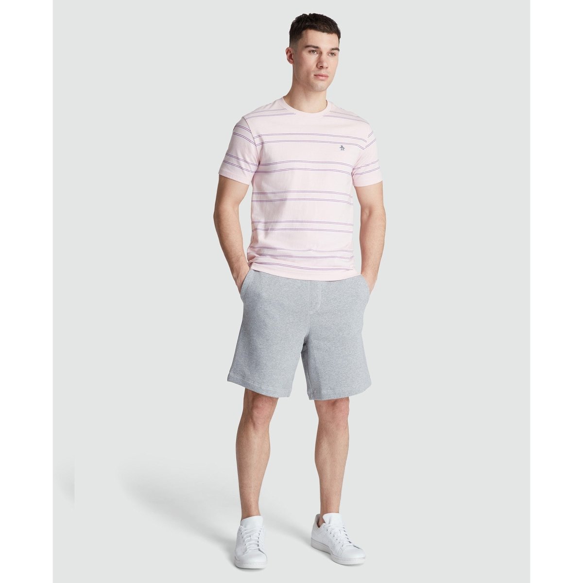 Multi Stripe T-Shirt In Parfait Pink - RUTHERFORD & Co