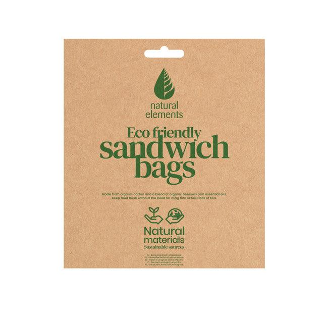 Natural Elements Eco - Friendly Set of Two Beeswax Sandwich Bags - RUTHERFORD & Co