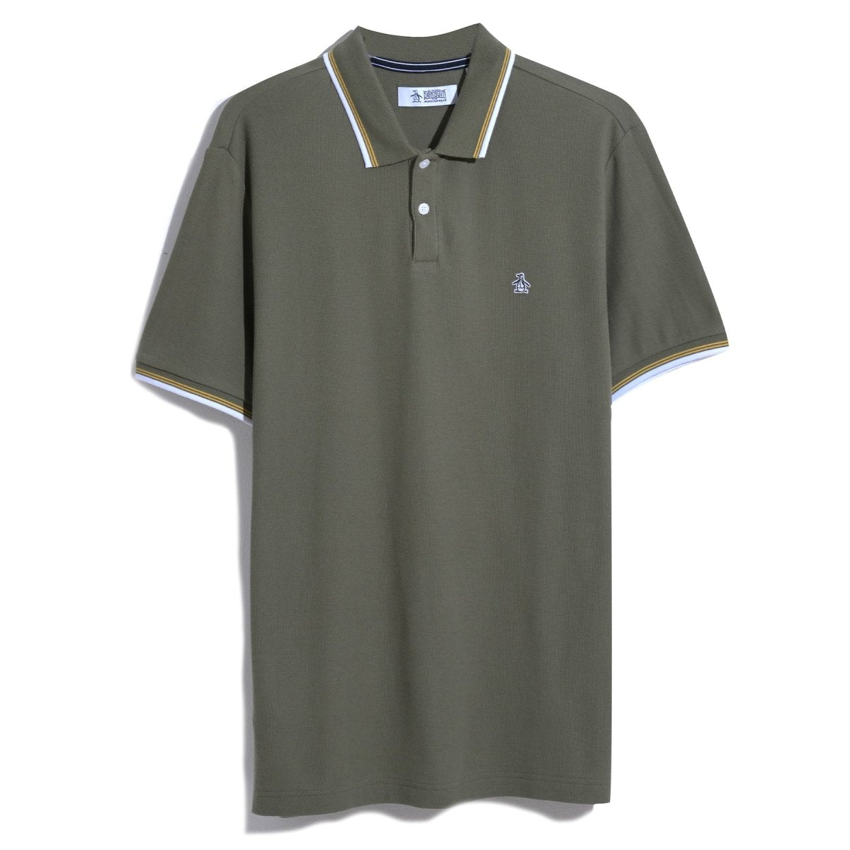 Organic Cotton Pique Polo Shirt With Tipped Collar - RUTHERFORD & Co