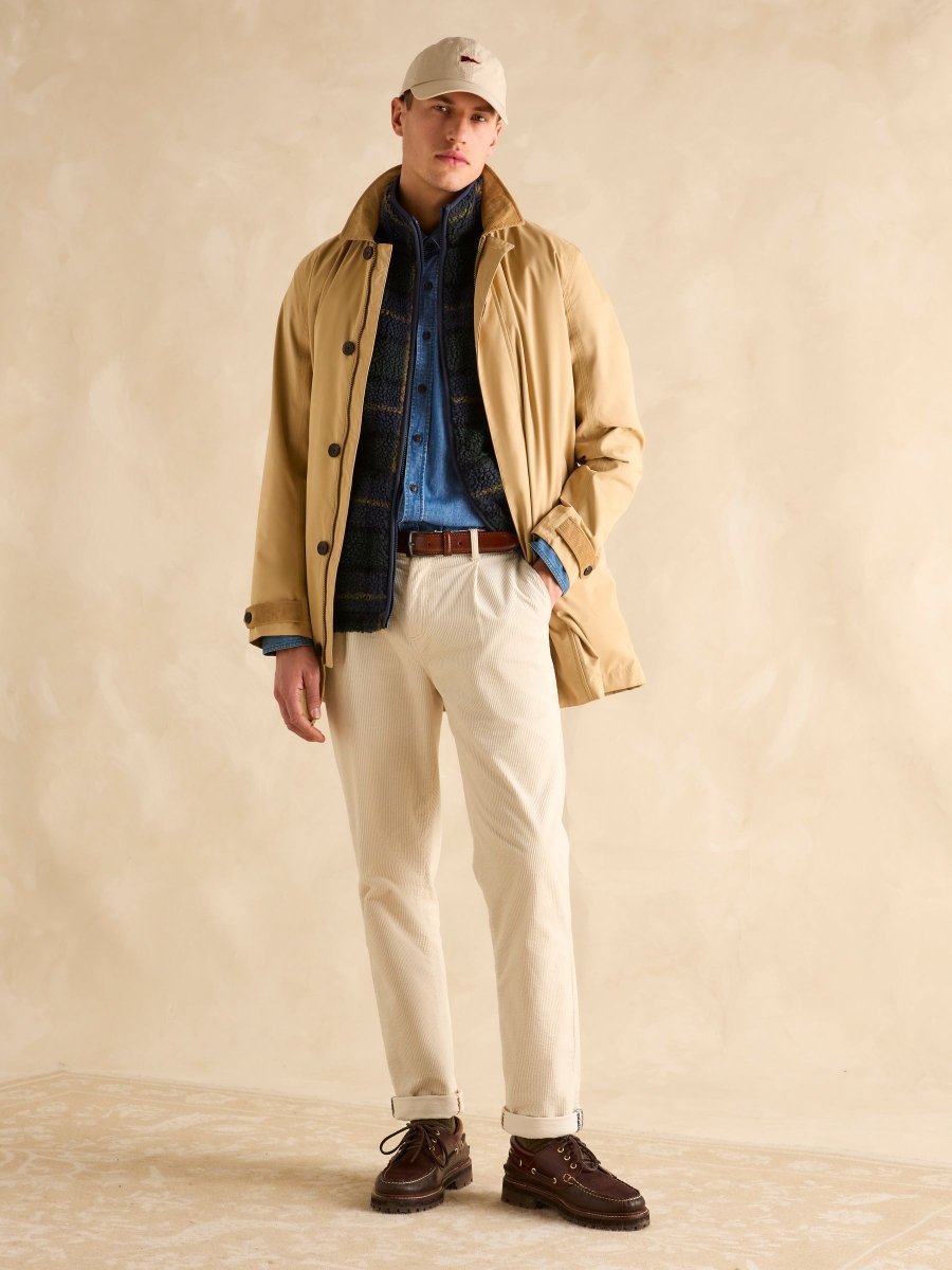 Otis Navy Borg Fleece Gilet - RUTHERFORD & Co