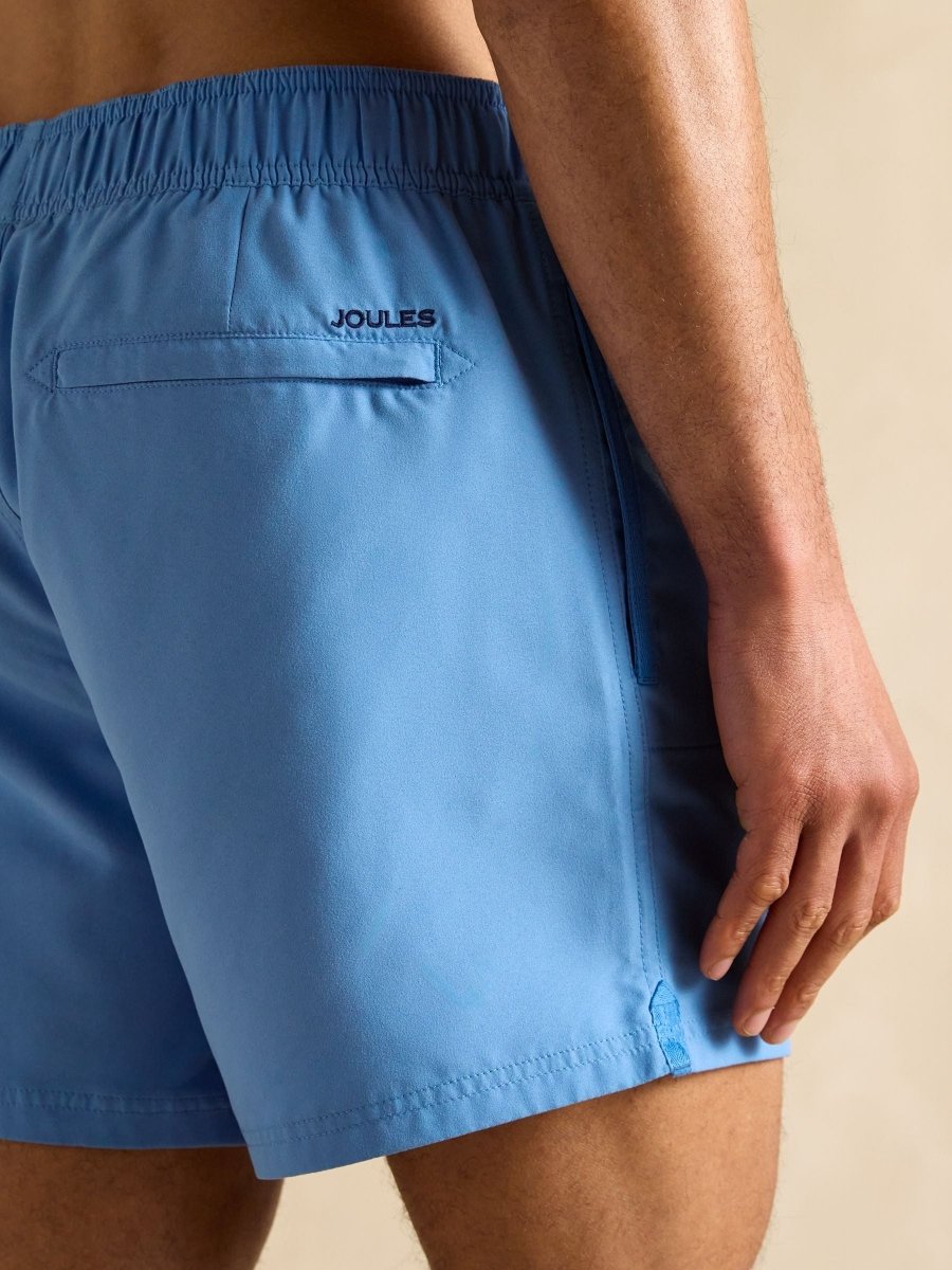 Overton Blue Rugby Style Swim Shorts - RUTHERFORD & Co