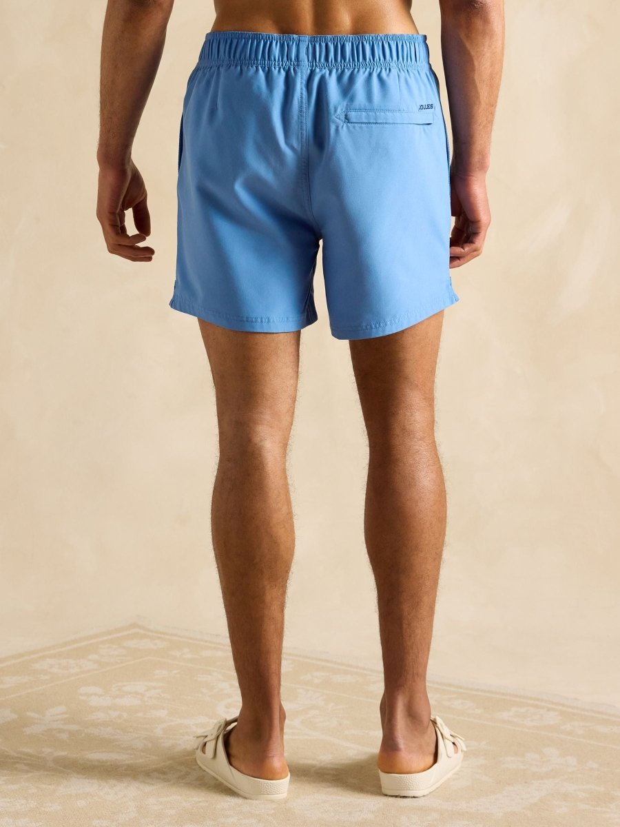 Overton Blue Rugby Style Swim Shorts - RUTHERFORD & Co
