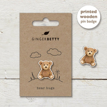 Pin Badge - Teddy Bear - RUTHERFORD & Co