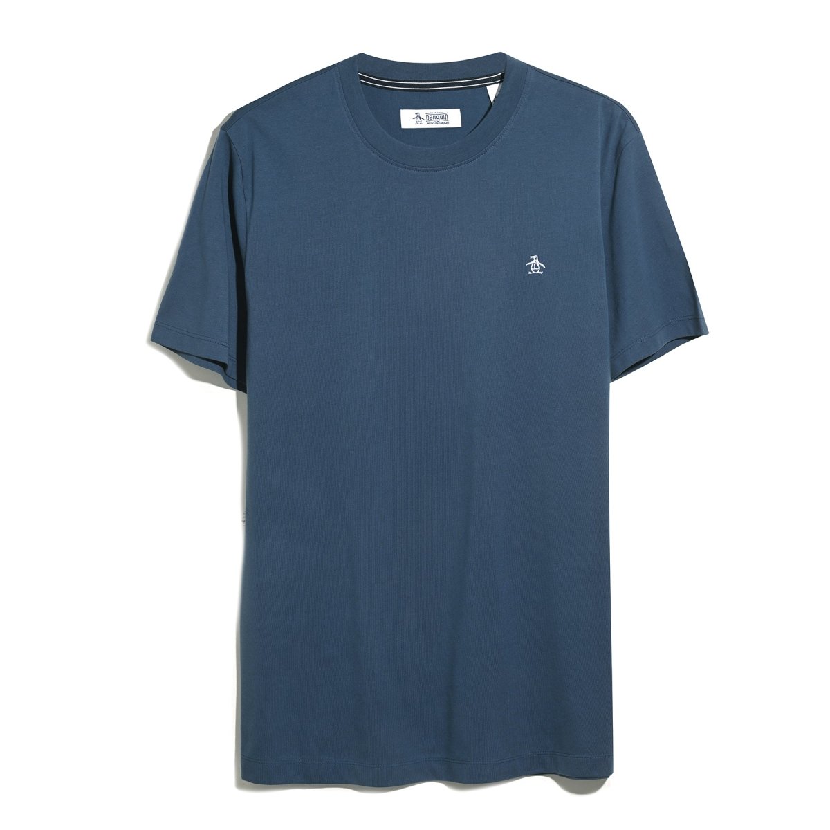 Pin Point Embroidered Logo T-Shirt In Sargasso Sea - RUTHERFORD & Co