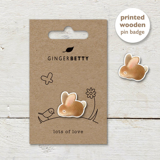Pin Badge - Baby Rabbit