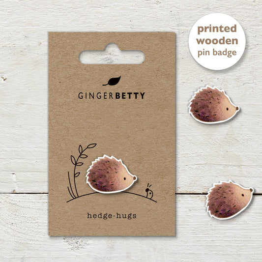 Pin Badge - Hedgehog