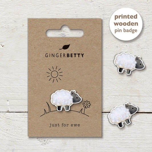 Pin Badge - Sheep