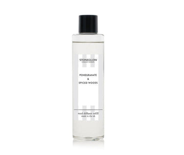 Pomegranate & Spiced Woods - Reed Diffuser Refill 200ml - RUTHERFORD & Co