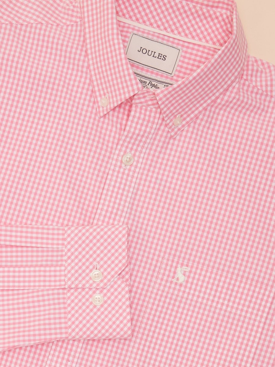 Poplin Pink Classic Fit Shirt - RUTHERFORD & Co