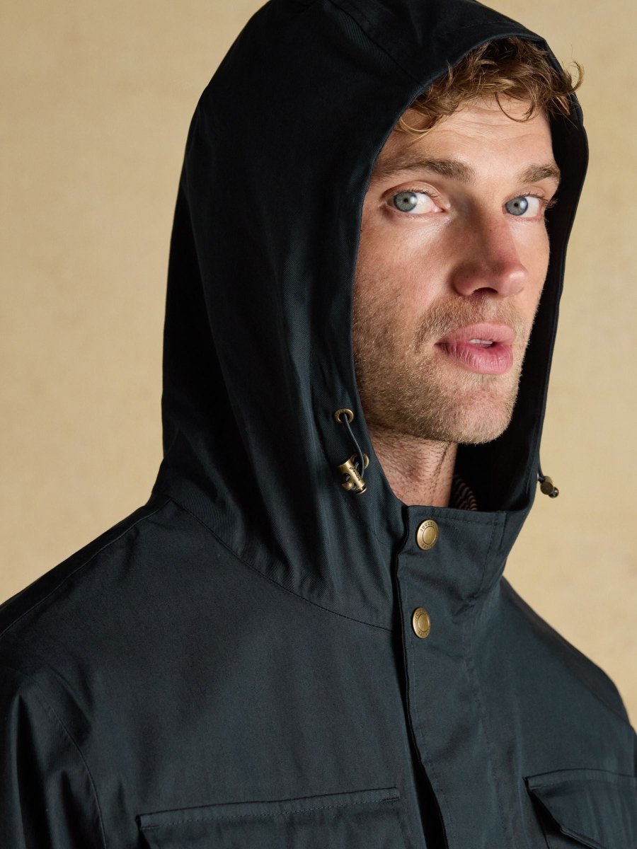 Portman Navy Waterproof Raincoat - RUTHERFORD & Co