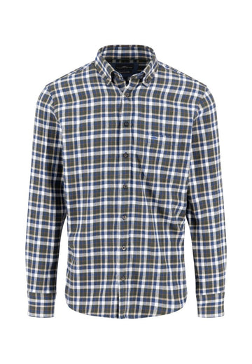 Premium Flannel Check, Button Down Shirt - RUTHERFORD & Co