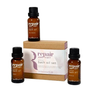 Repair and Care Rescue Bath Oil Set – 3 x 20ml - RUTHERFORD & Co