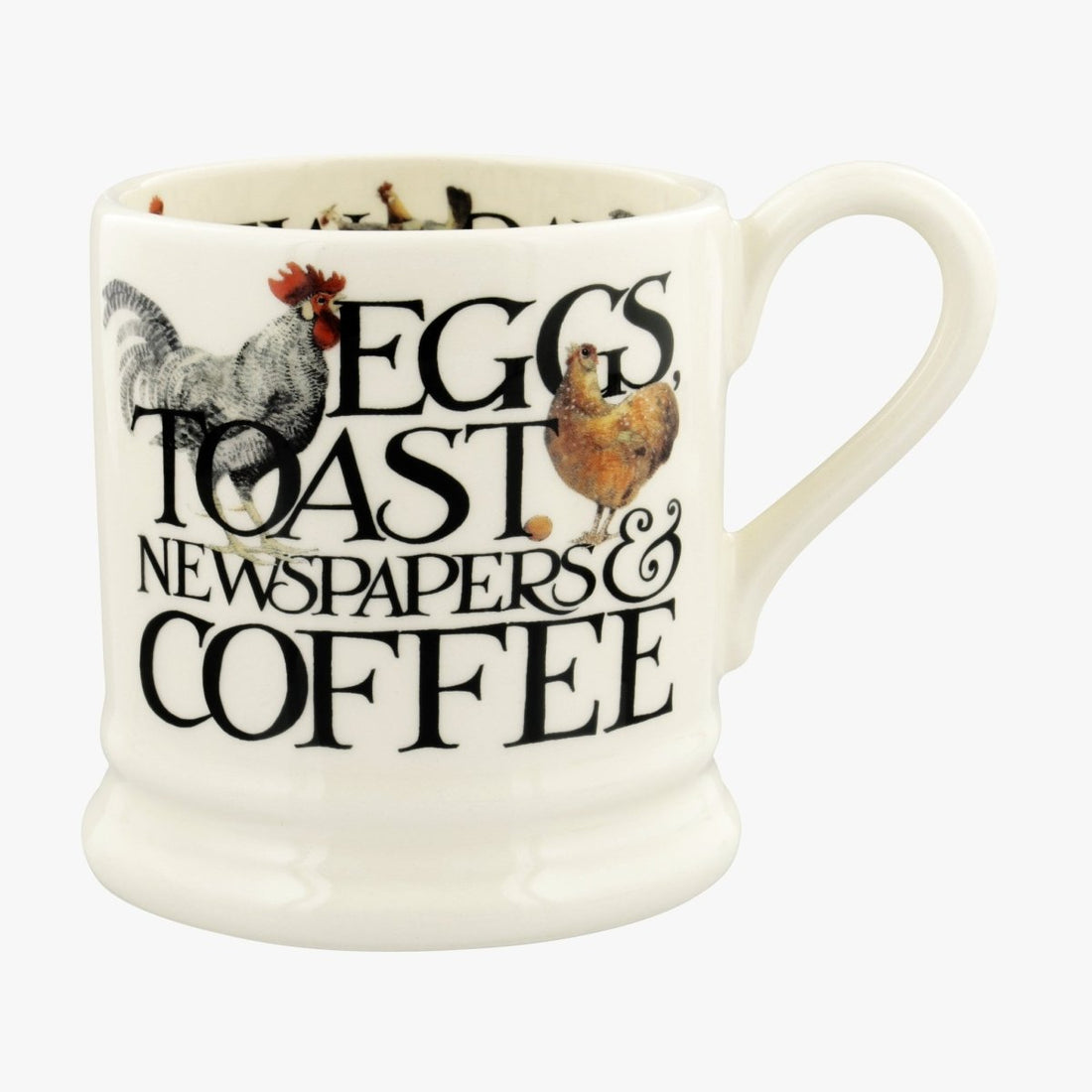 Rise & Shine Eggs & Toast 1/2 Pint Mug - RUTHERFORD & Co