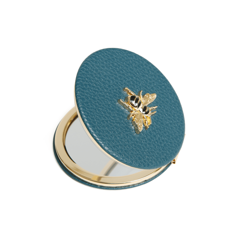 Round Mirror – Teal - RUTHERFORD & Co