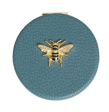 Round Mirror – Teal - RUTHERFORD & Co