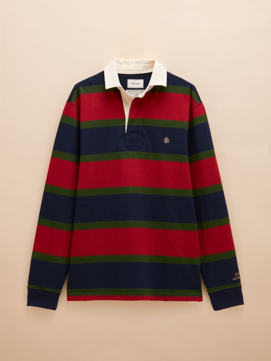 Rugby Club Red & Navy Shirt - RUTHERFORD & Co