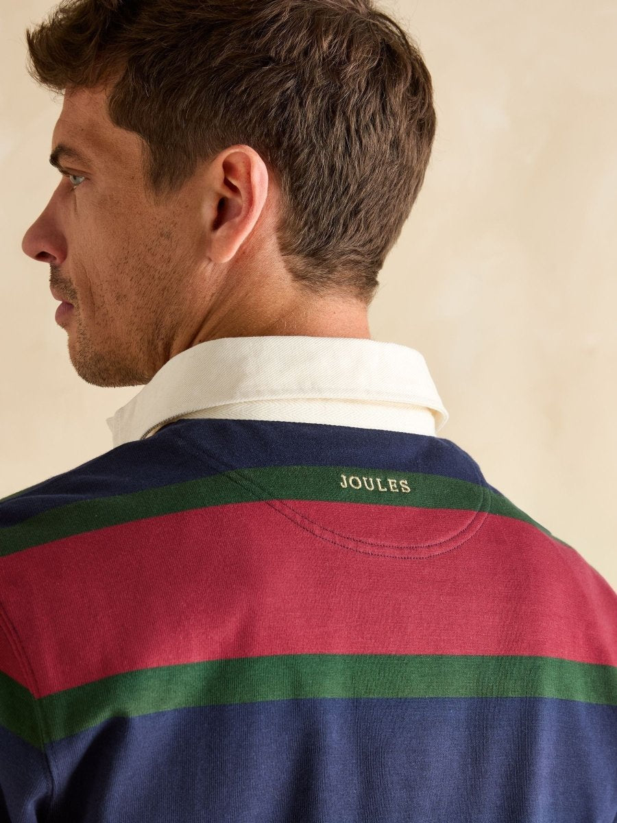 Rugby Club Red & Navy Shirt - RUTHERFORD & Co