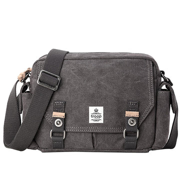 RWAXC004 - M Troop London Classic Messenger Bag Charcoal - RUTHERFORD & Co