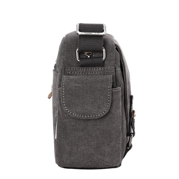 RWAXC004 - M Troop London Classic Messenger Bag Charcoal - RUTHERFORD & Co