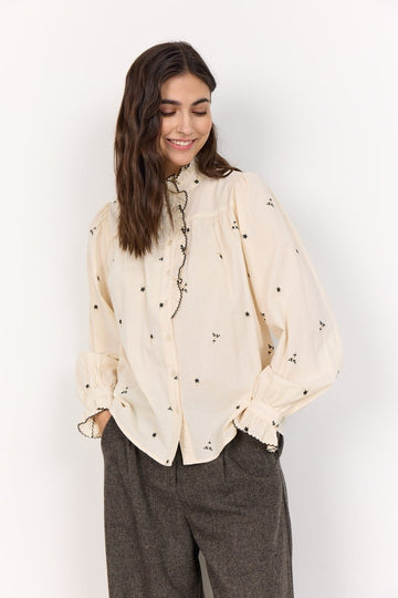 SC - VIBEN 1 CREAM SHIRT - RUTHERFORD & Co