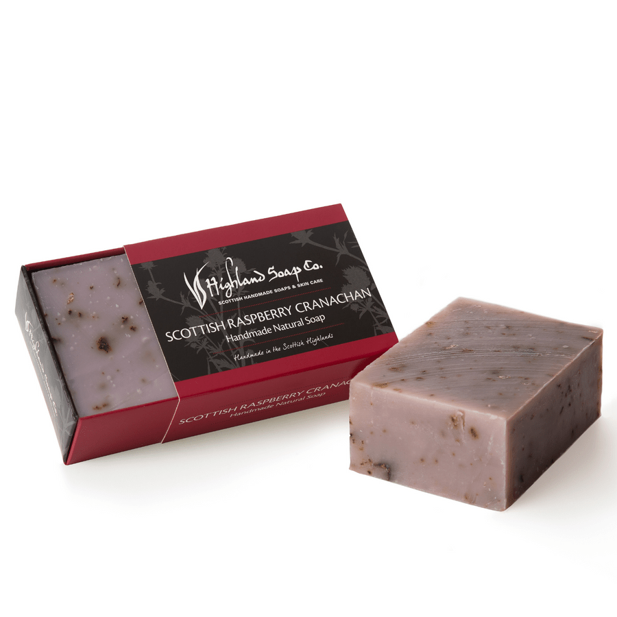 Scottish Raspberry Cranachan Soap 190g - RUTHERFORD & Co