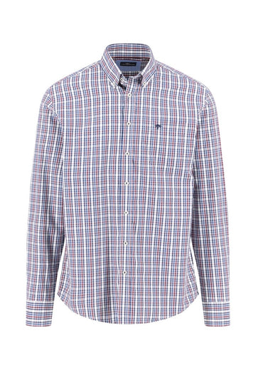 Seasonal Combi Check, Button Down Shirt - RUTHERFORD & Co