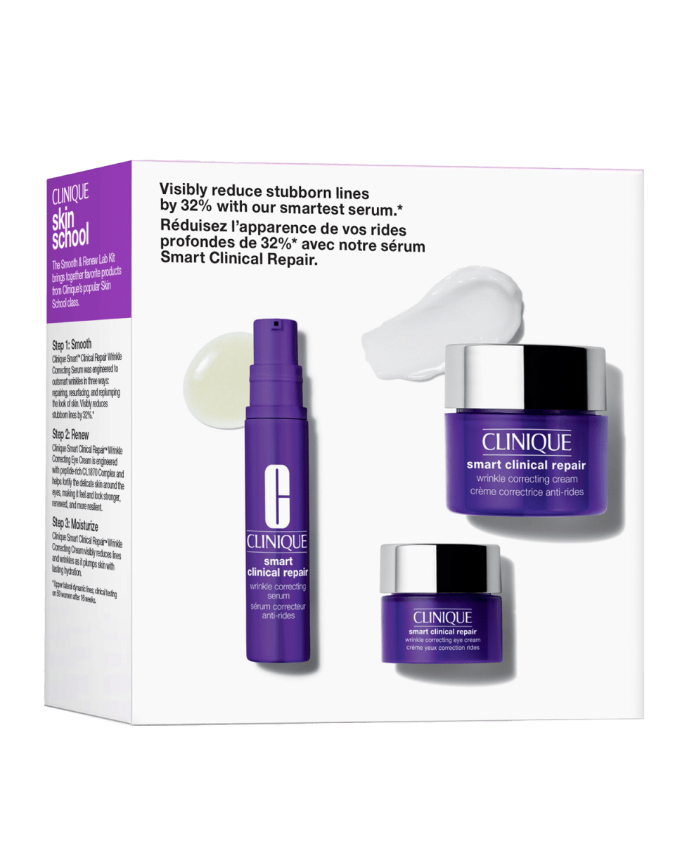 Skin School Supplies: Smooth + Renew Lab Gift Set - RUTHERFORD & Co