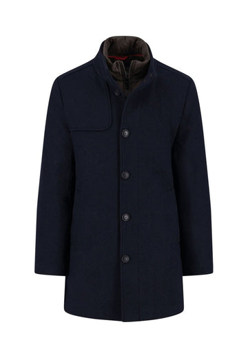 Standcollar Coat with insert - RUTHERFORD & Co