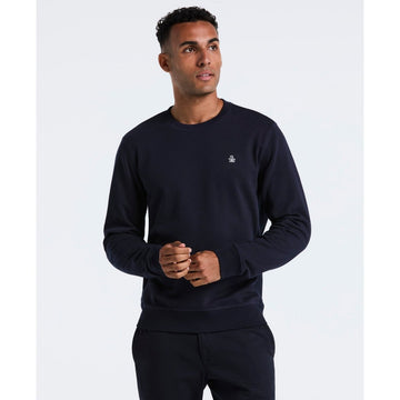 Sticker Pete Sweatshirt In Dark Sapphire - RUTHERFORD & Co