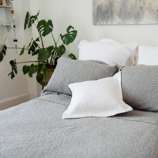 Stonewash Cotton Pillowsham - RUTHERFORD & Co