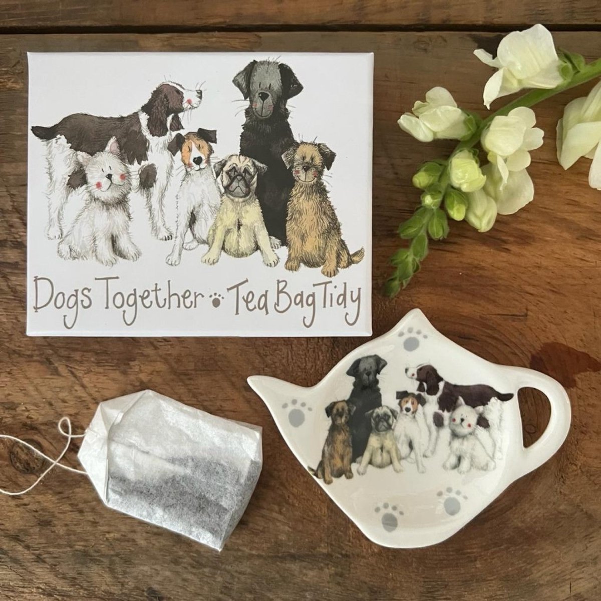 Tea Bag Tidy/Delightful Dogs - RUTHERFORD & Co