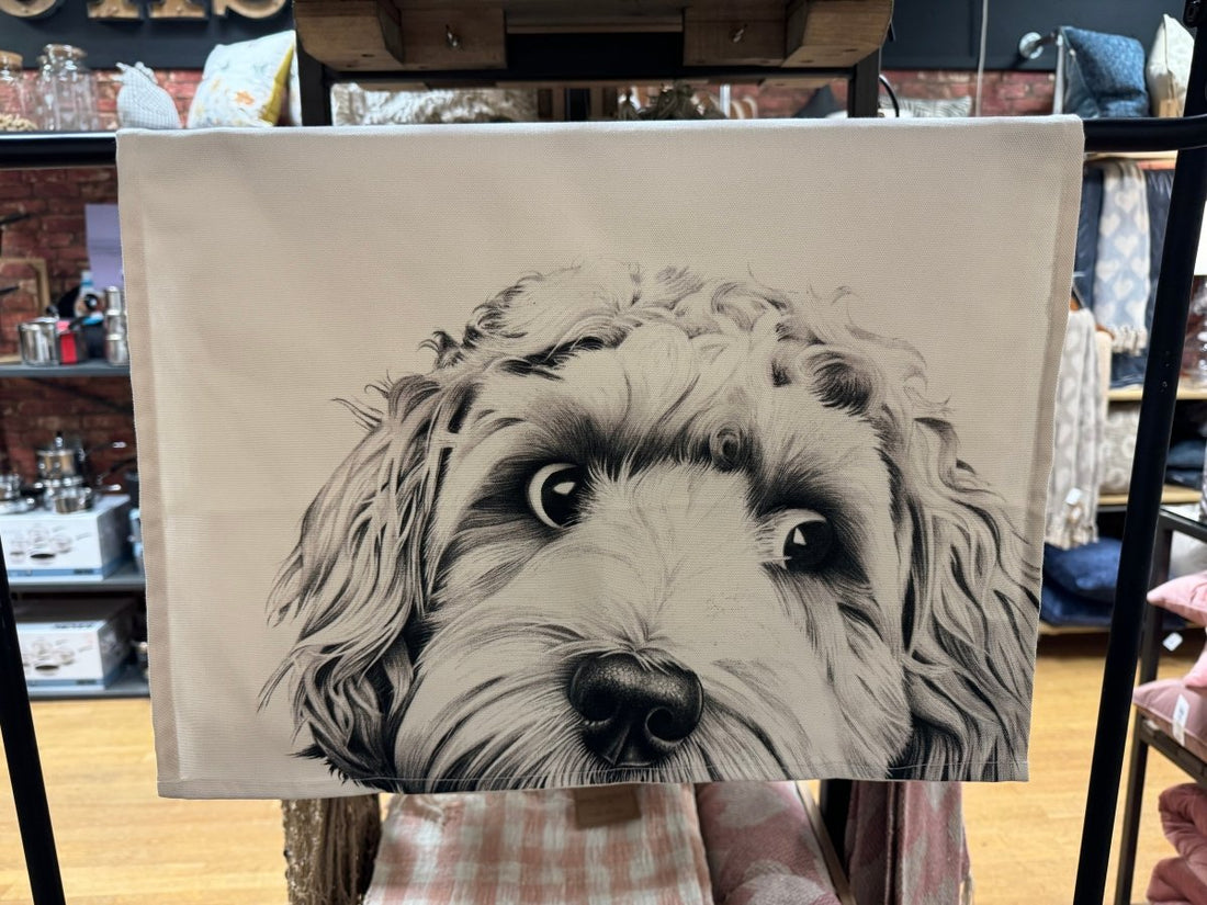 Tea Towel - Cockapoo - RUTHERFORD & Co