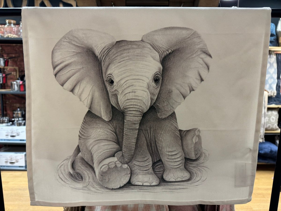 Tea Towel - Elephant - RUTHERFORD & Co