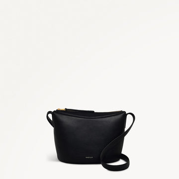 THE KENSAL/BLACK/SMALL ZIPTOP CROSSBODY - RUTHERFORD & Co