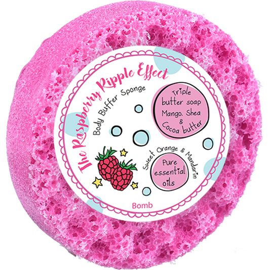 The Raspberry Ripple Effect Body Buffer Shower Soap