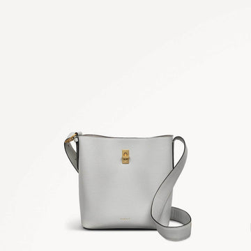 THREADNEEDLE STREET - FAUX LIZARD/MIST/MEDIUM OPEN TOP CROSSBODY - RUTHERFORD & Co