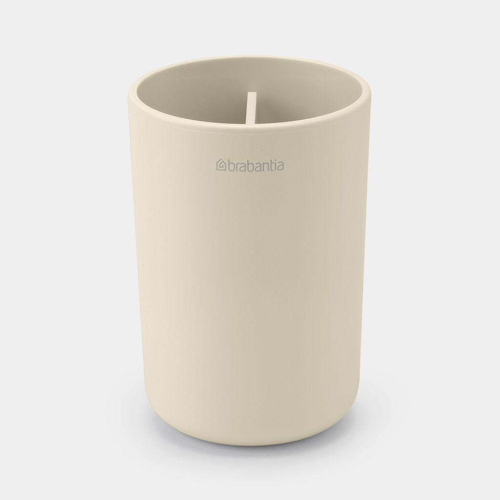 TOOTHBRUSH HOLDER ReNew, with insert - Soft Beige - RUTHERFORD & Co