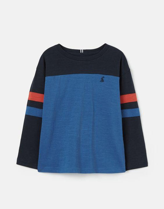 Grayson Long Sleeve Colourblock T-Shirt - RUTHERFORD & Co
