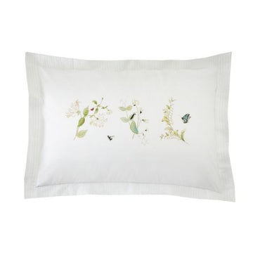 Wild Floral Green Bedding Pillowcase Pair - RUTHERFORD & Co