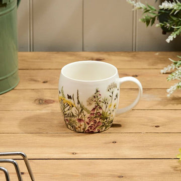 WILDFLOWER FULL WRAP STONEWARE MUG - RUTHERFORD & Co