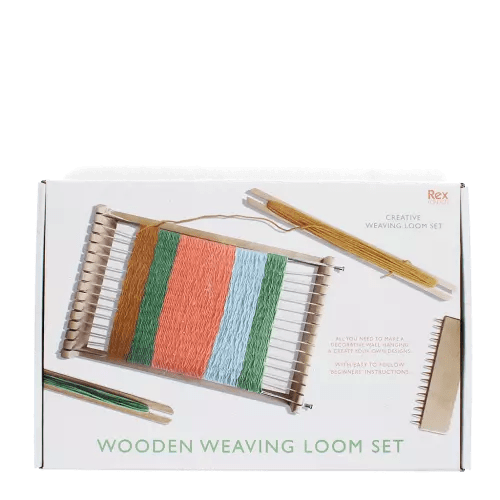 Wooden weaving loom set - RUTHERFORD & Co