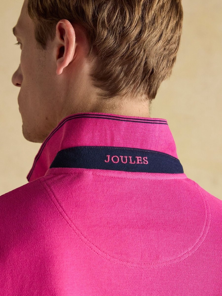 Woody Deep Pink Cotton Pique Polo Shirt - RUTHERFORD & Co