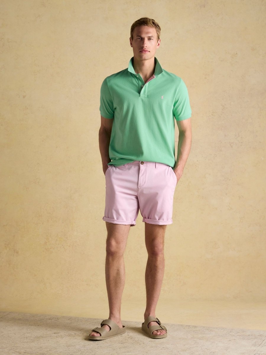Woody Light Green Cotton Pique Polo Shirt - RUTHERFORD & Co