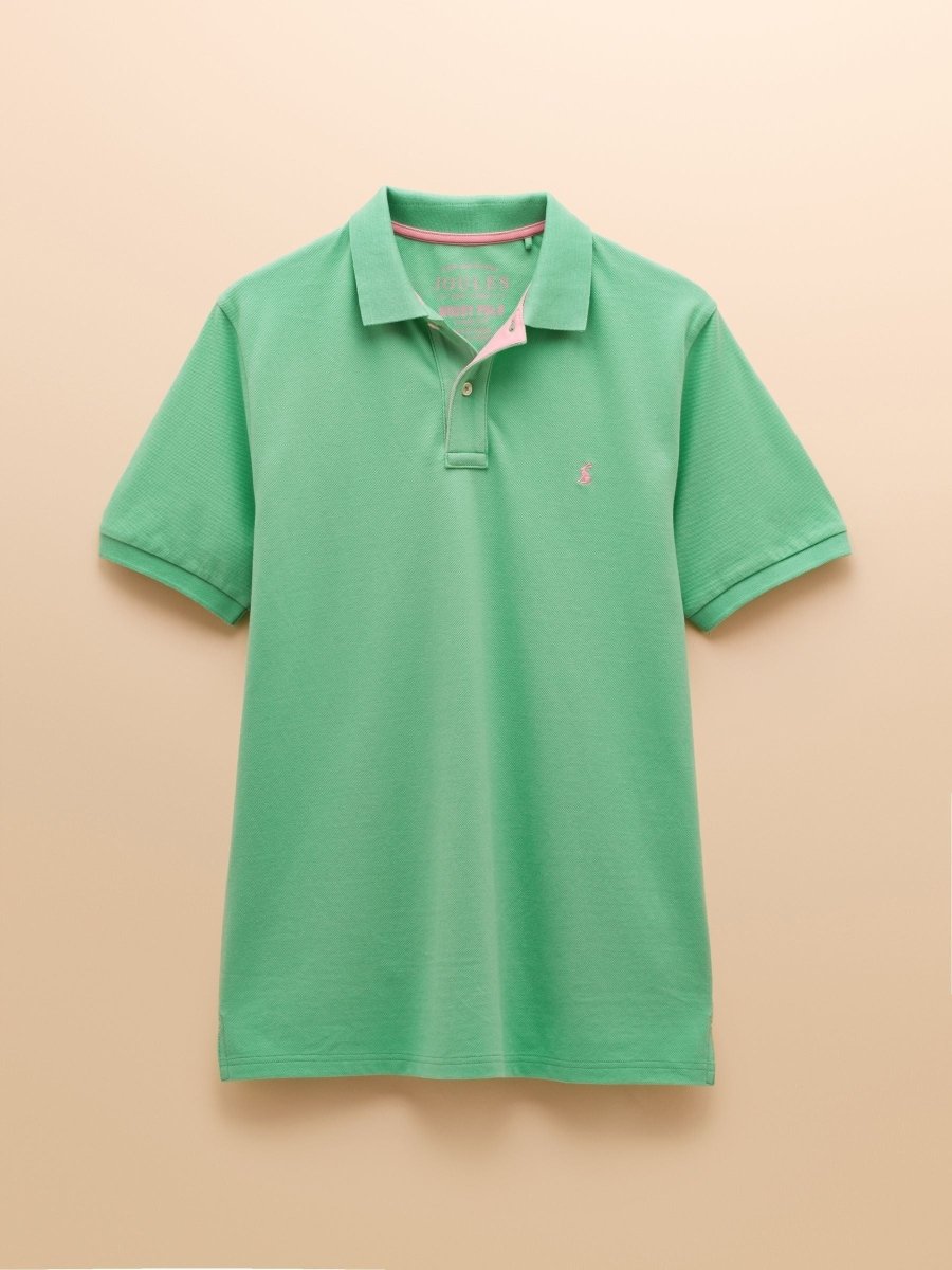 Woody Light Green Cotton Pique Polo Shirt - RUTHERFORD & Co
