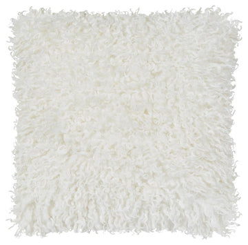 Wooly Cushion - Ivory - RUTHERFORD & Co