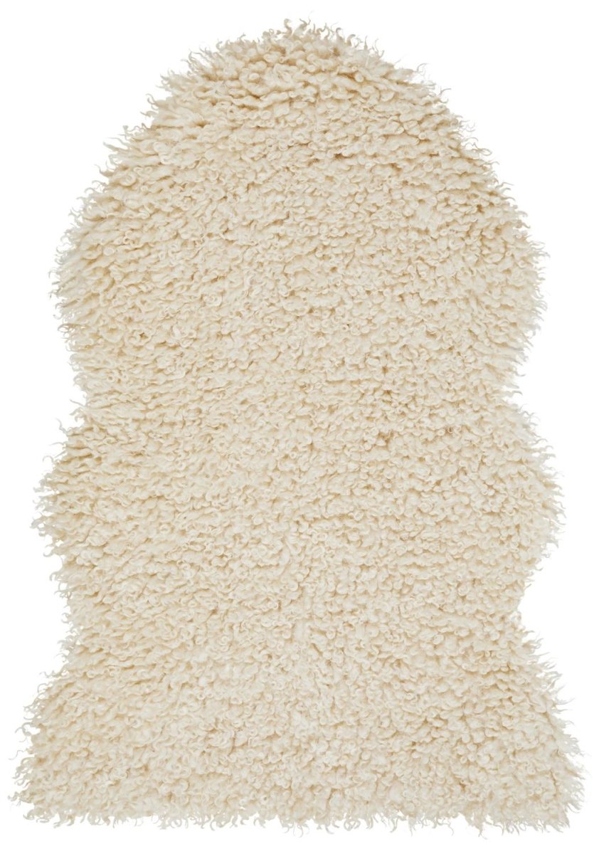 Wooly rug - Beige - RUTHERFORD & Co