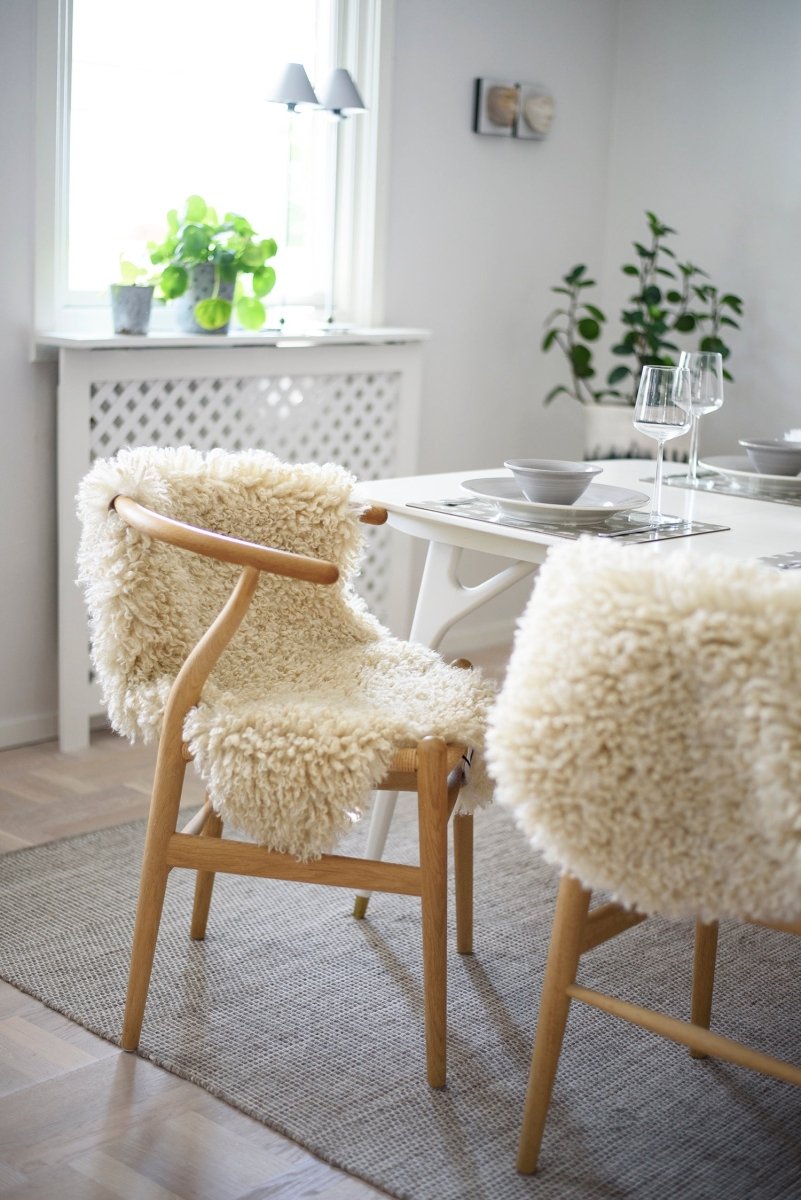 Wooly rug - Beige - RUTHERFORD & Co