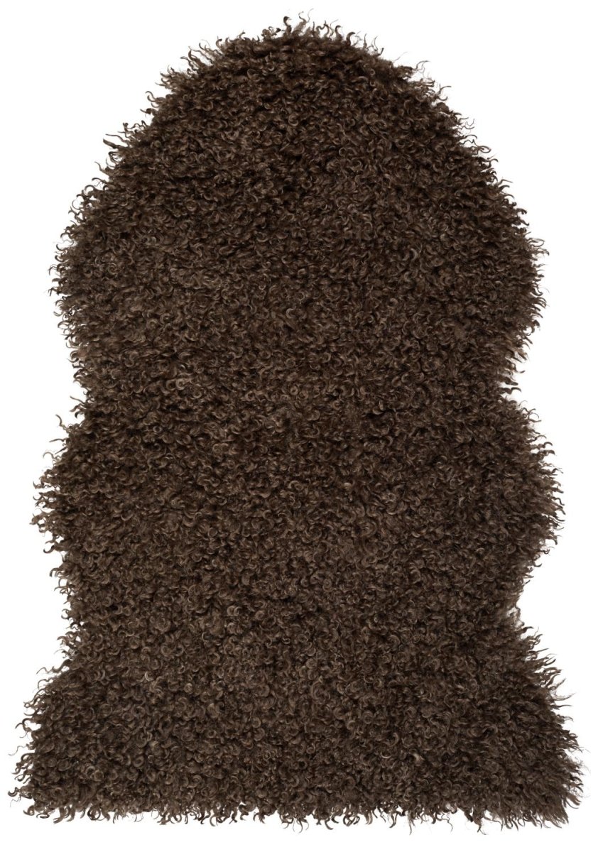 Wooly rug - Brown - RUTHERFORD & Co